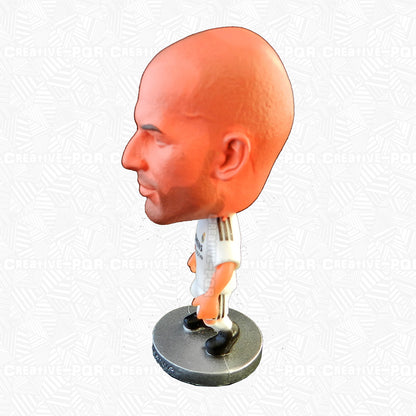 Soccer Player Figurine for Real Madrid (Zinedine Zidane)