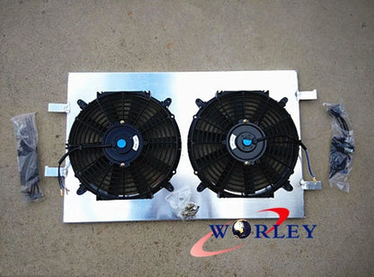 Aluminum Radiator Shroud with Fans for Holden VY Commodore V8 (2002–2004)