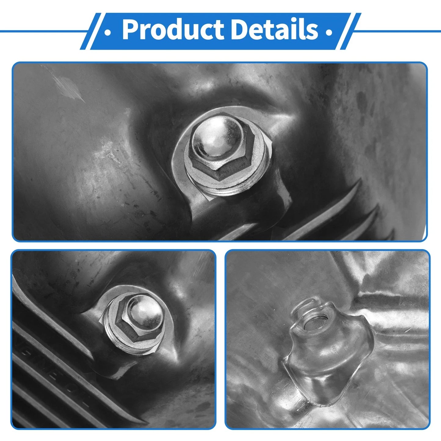 Engine Oil Pan for Honda Accord (1998-2002) - 1 x Steel Silver Tone