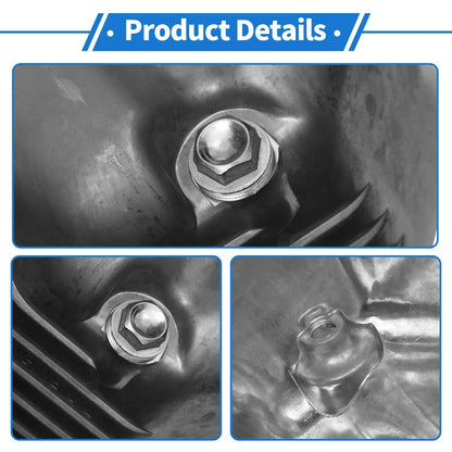Engine Oil Pan for Honda Accord (1998-2002) - 1 x Steel Silver Tone