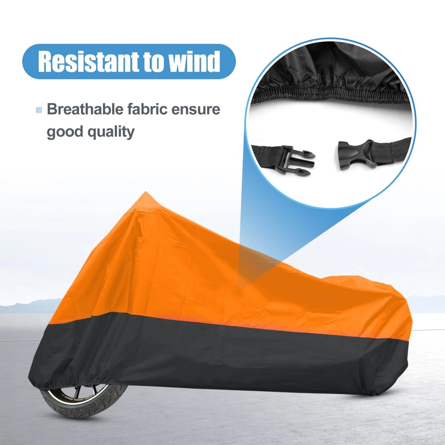 Motorbike Cover for Yamaha Scooter (Universal, Waterproof, 180T, XXXL)