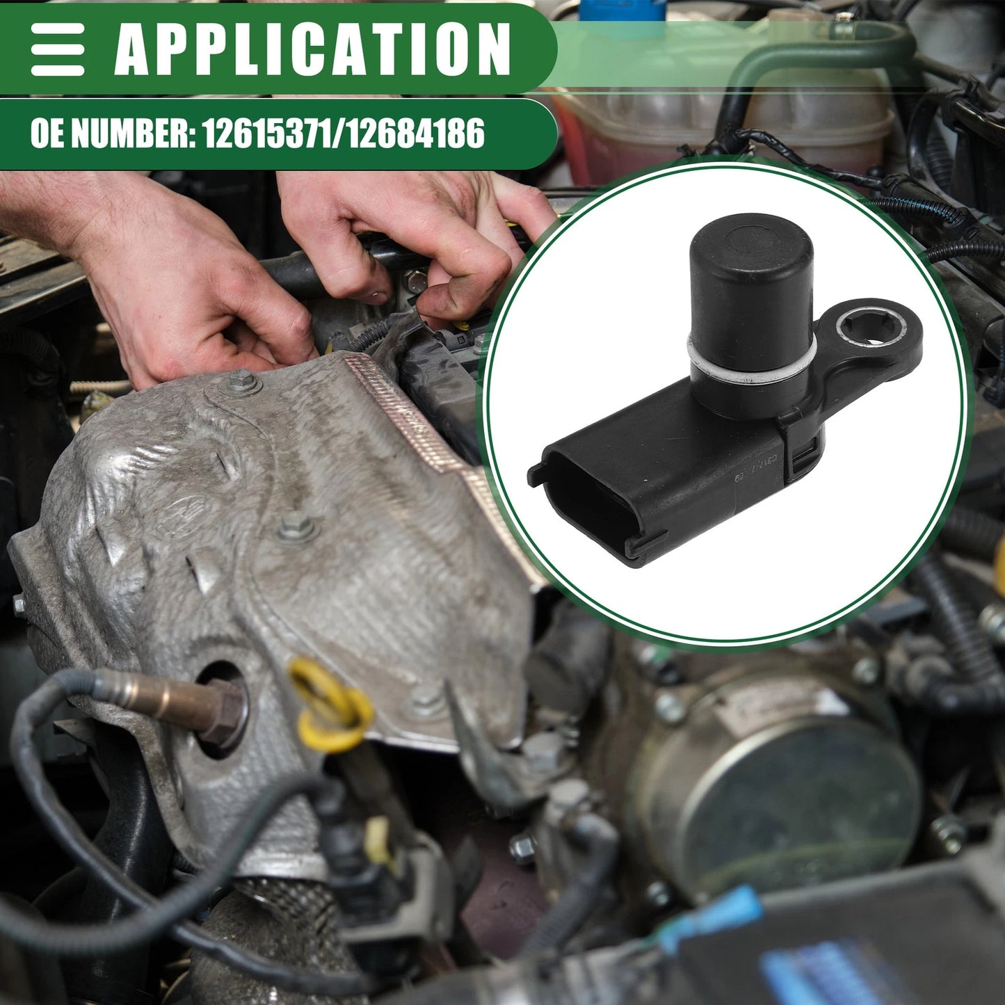Camshaft Position Sensor for Buick Enclave, Chevrolet (2008–2017) No. 12615371/12684186