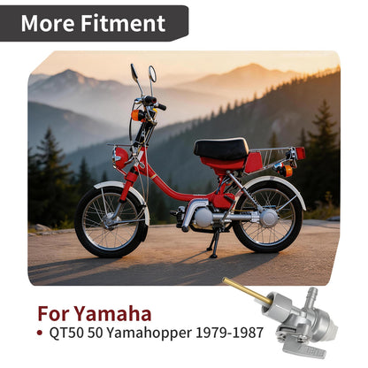 Fuel Petcock Valve Assembly for Yamaha QT50 (1979–1987)