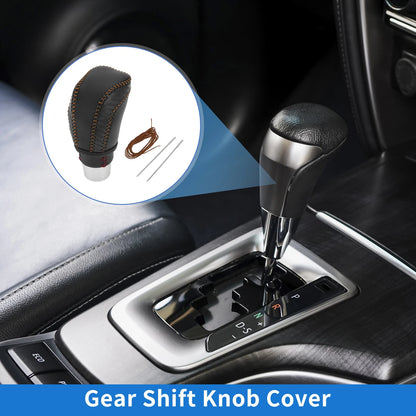 Gear Shift Knob Cover for Toyota Camry (2018–2023) Black Carbon Fiber