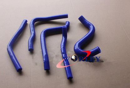Blue Silicone Radiator Hose for Kawasaki KX250 (1990-1993)