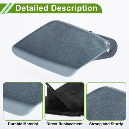 Front Left Washer Nozzle Cover Cap for BMW 428i (2014 - 2016) Gray