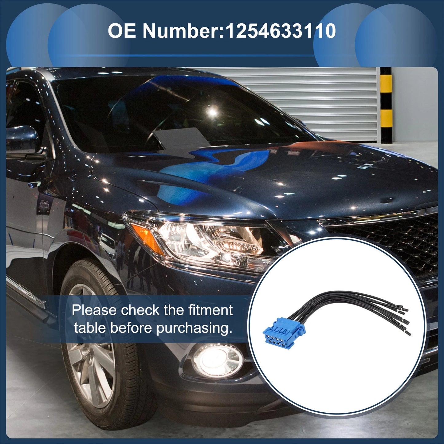 Headlight Cable Repair Kit for BMW 5 Series E60 (2007–2010) 1254633110