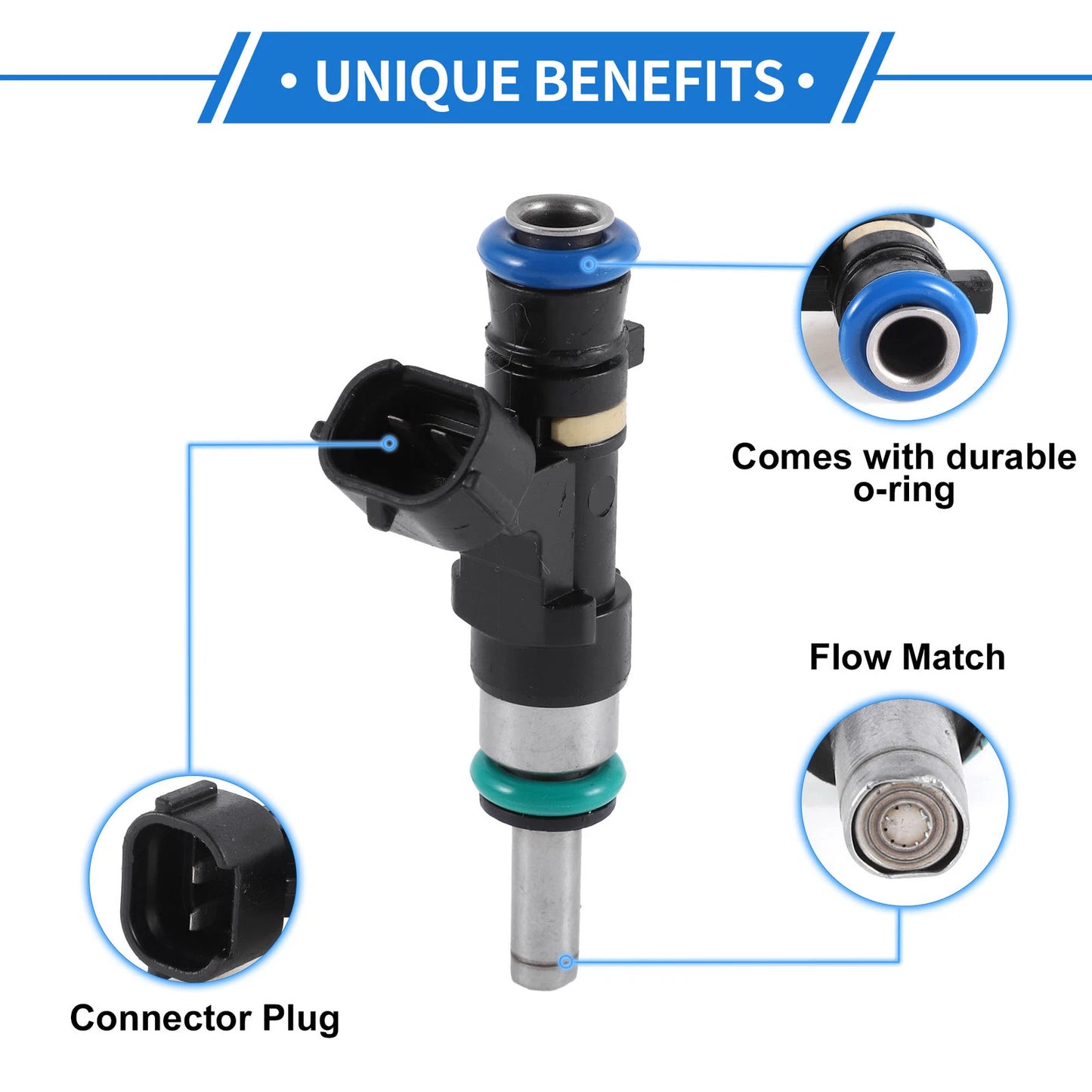 Fuel Injector No.1465A029 for Mitsubishi Outlander Sport (2011–2013)