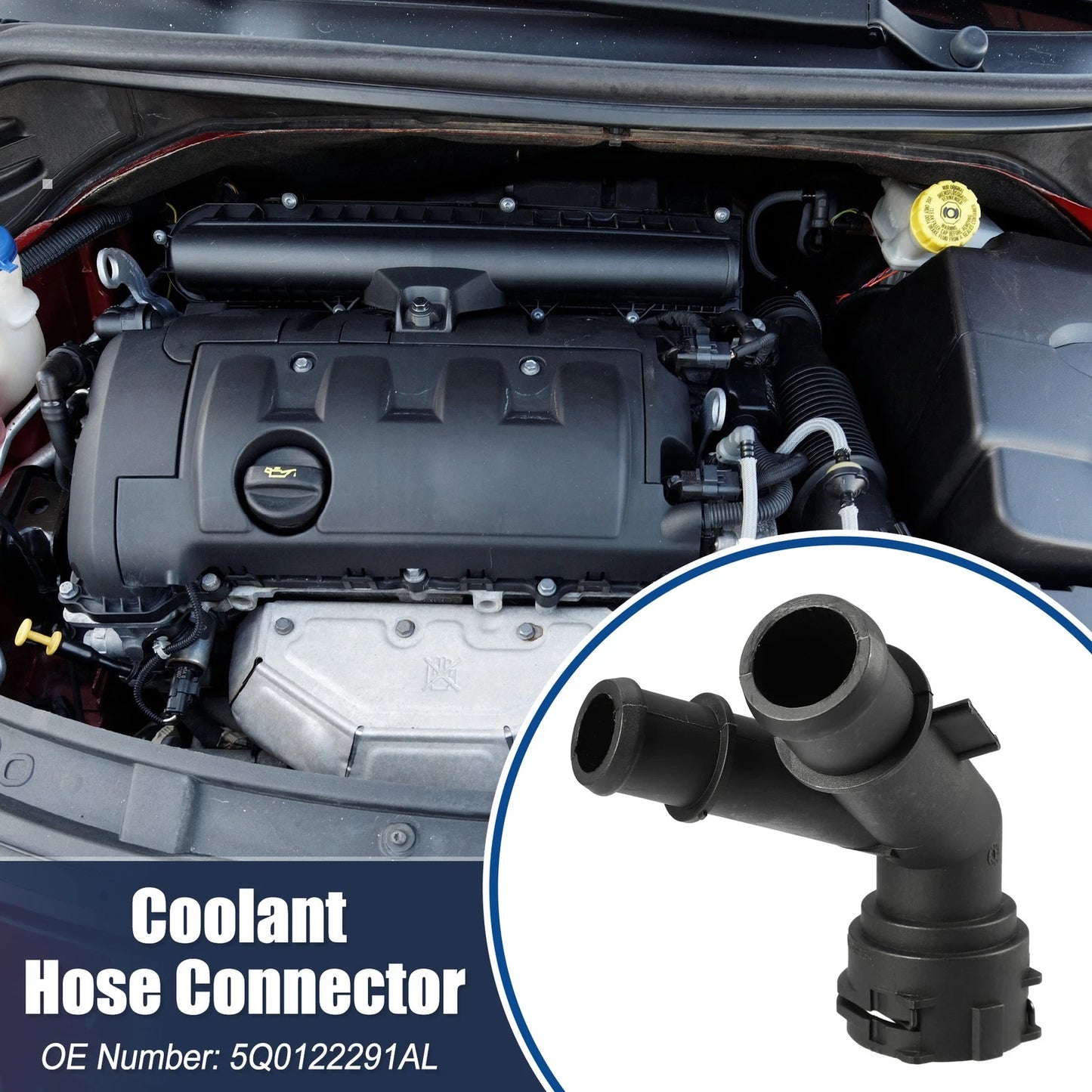 Radiator Coolant Hose Flange for Volkswagen Alltrack (2017–2019)