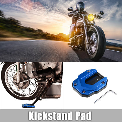 Set of 1 Aluminum Alloy Kickstand Plate Pad for BMW (Motorcycle)