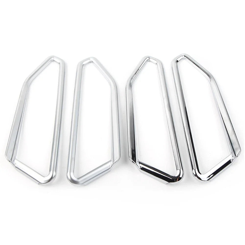 Chrome Front Fog Light Eyebrow Trim Accents for Honda Goldwing GL1800 (2018-2023)