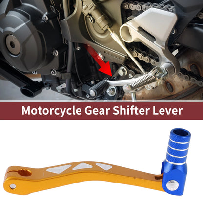 Folding Gear Shifter Lever for Yamaha TTR 50 (2000–2023) Gold Blue
