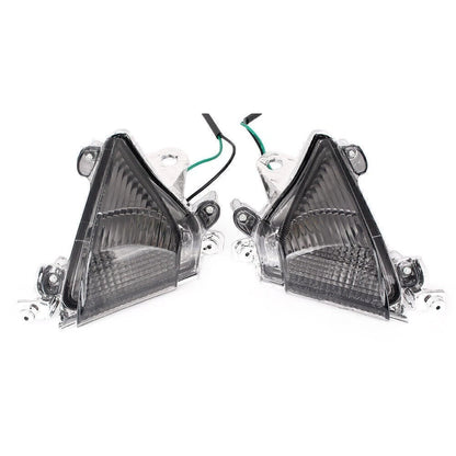Front Turn Signal Smoke Lens Cover for Kawasaki Ninja ZX10R (2004–2005)