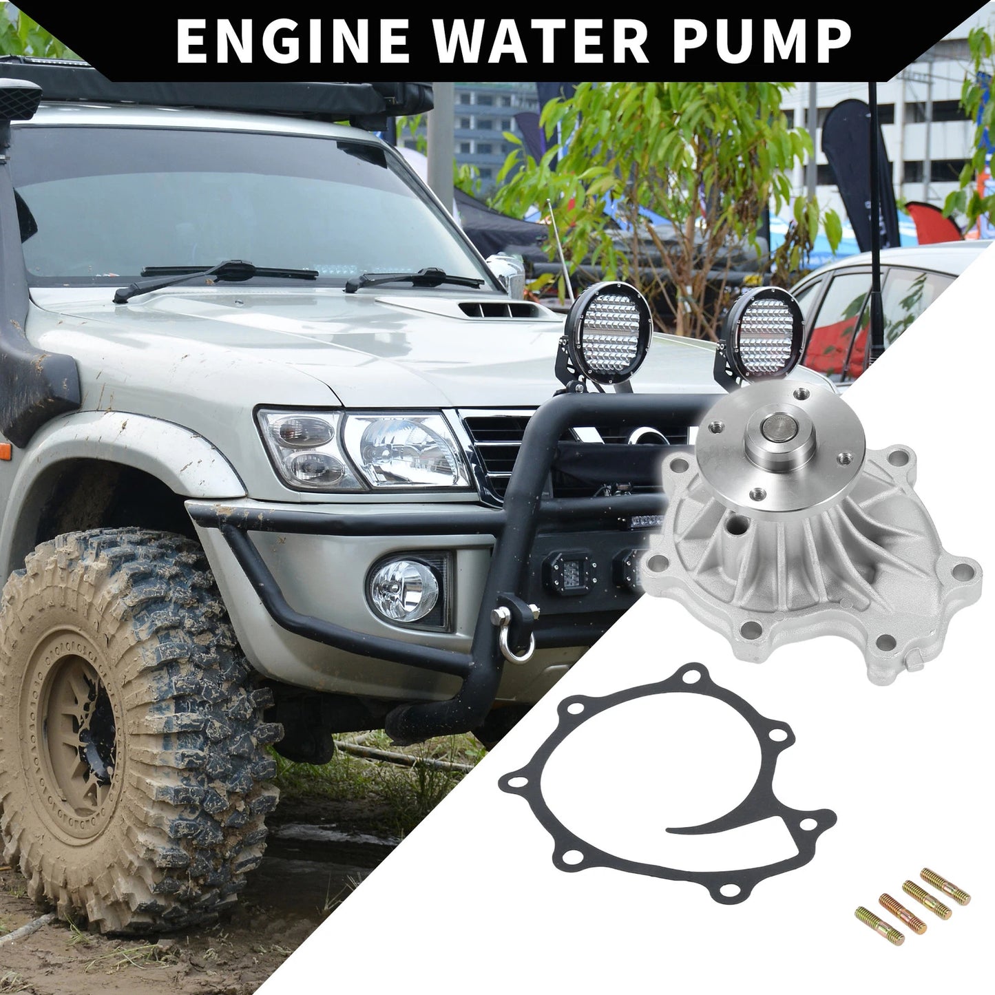 Water Pump with Gasket for Nissan TB45 (No. 21010VB025)