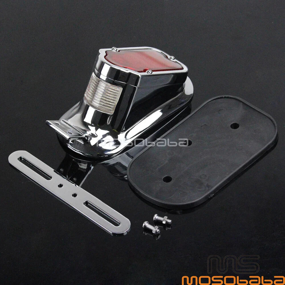 Red Tombstone Tail Light Brake Lamp for Harley Dyna Softail Sportster