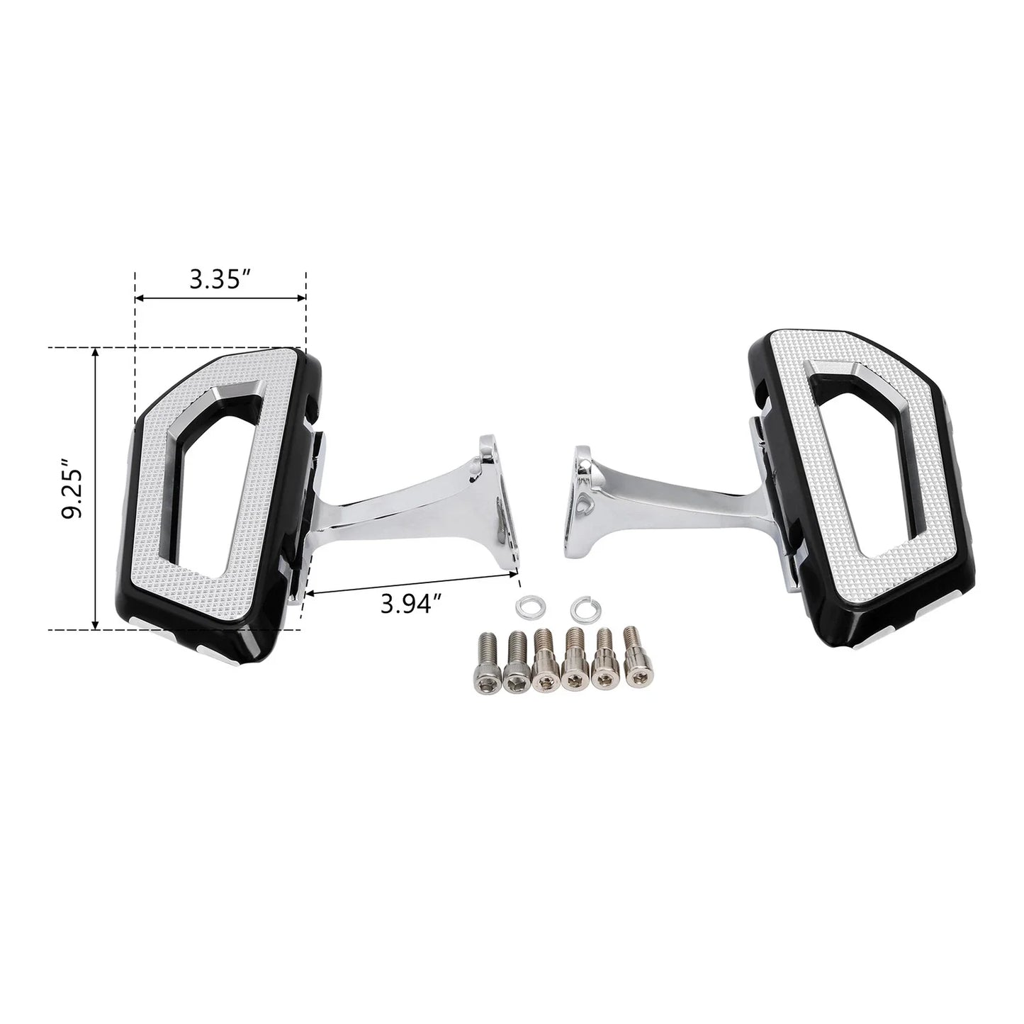 Driver & Passenger Floorboards for Harley Street Glide (1993-2025)