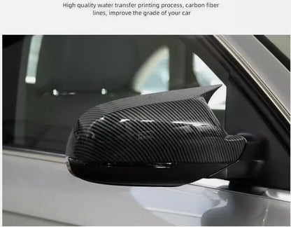 Carbon Fiber OX Horn Mirror Cap for Audi A4 S4 A5 S5 RS4 RS5 (2011–2016)