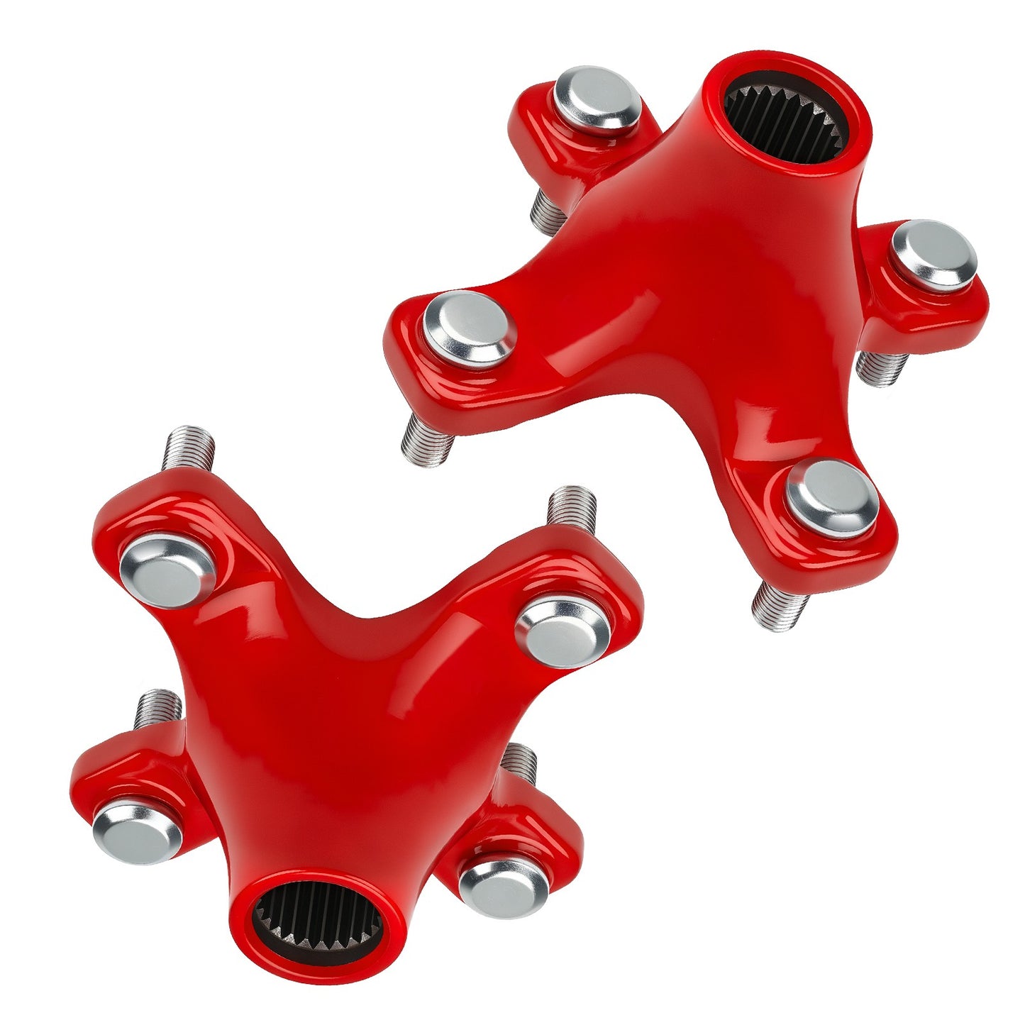 Rear Red Wheel Hubs for Honda TRX250X TRX300X TRX400X (2000–2023)