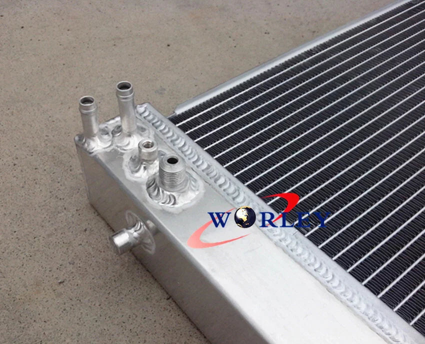 Aluminum Radiator + Blue Hose for Holden VT VX VU HSV Commodore V8 LS1 (1997-2007)