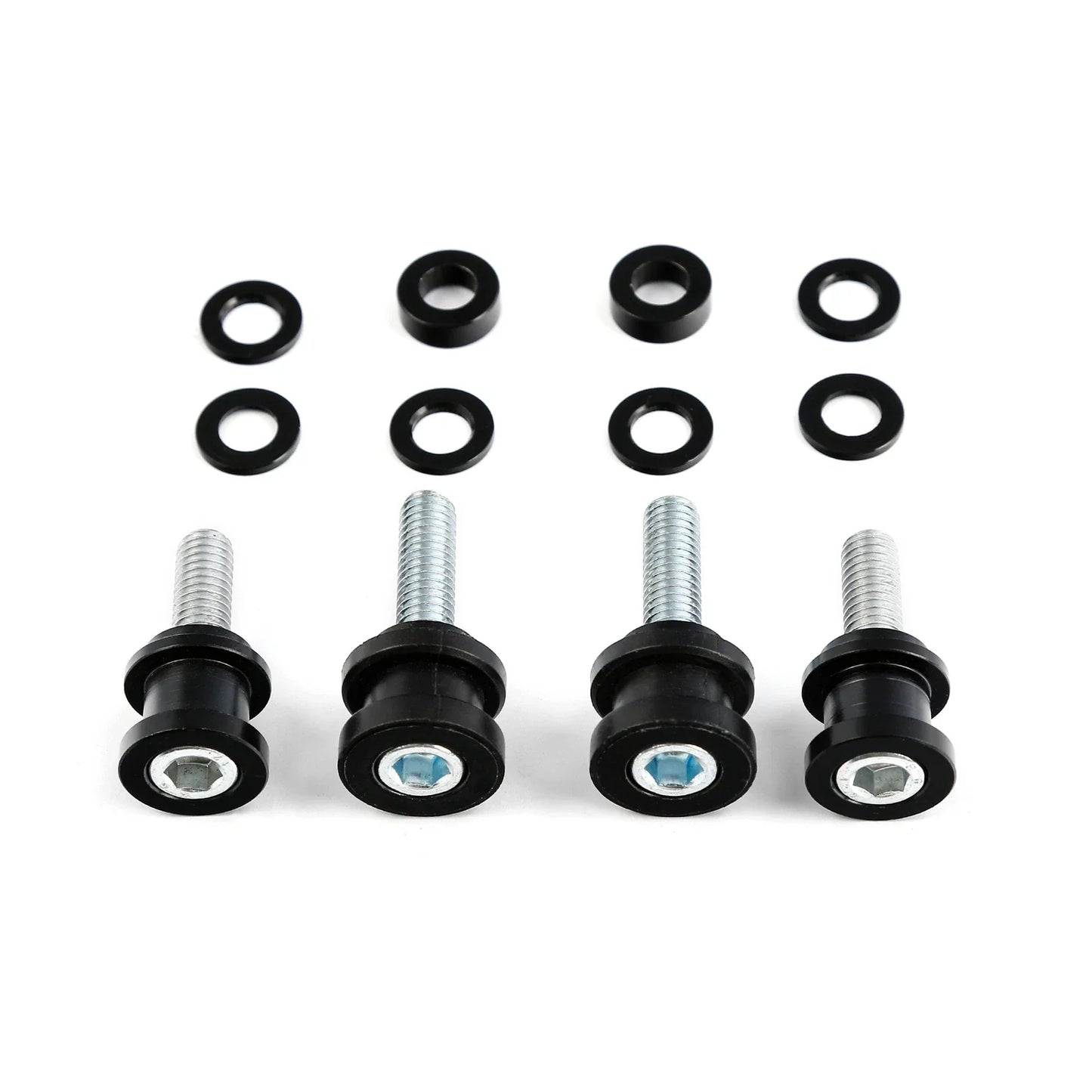 Black Docking Hardware Kit for Harley Softail Fat Boy Breakout (2018-2025)