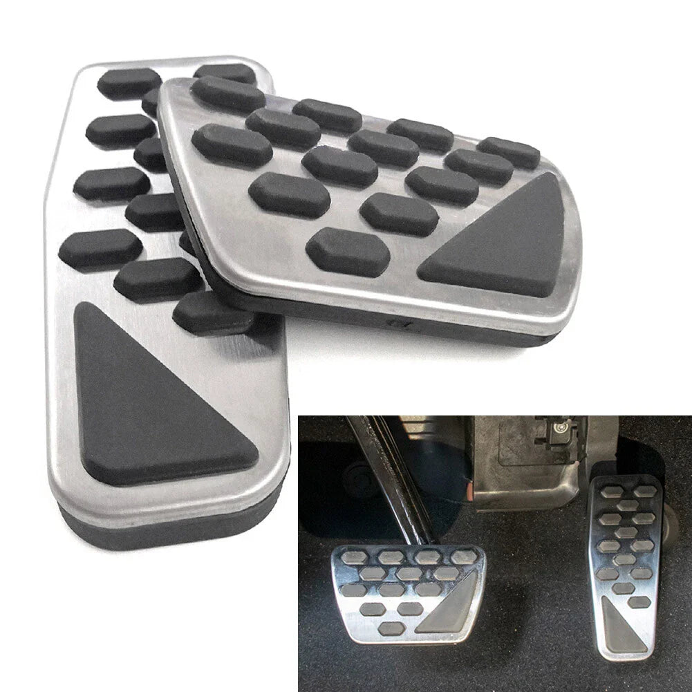 Stainless Steel Gas Brake Pedals Cover for Jeep Wrangler JL (2018-2022)