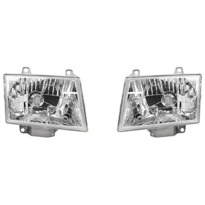 Clear Headlights Pair for Mazda Bravo B2500 B2600 (2002–2006)