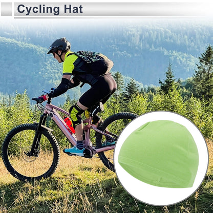 Cycling Hat for Keep Warm Light Green Desmooth Fabric (25.5x18cm) 1 Pcs