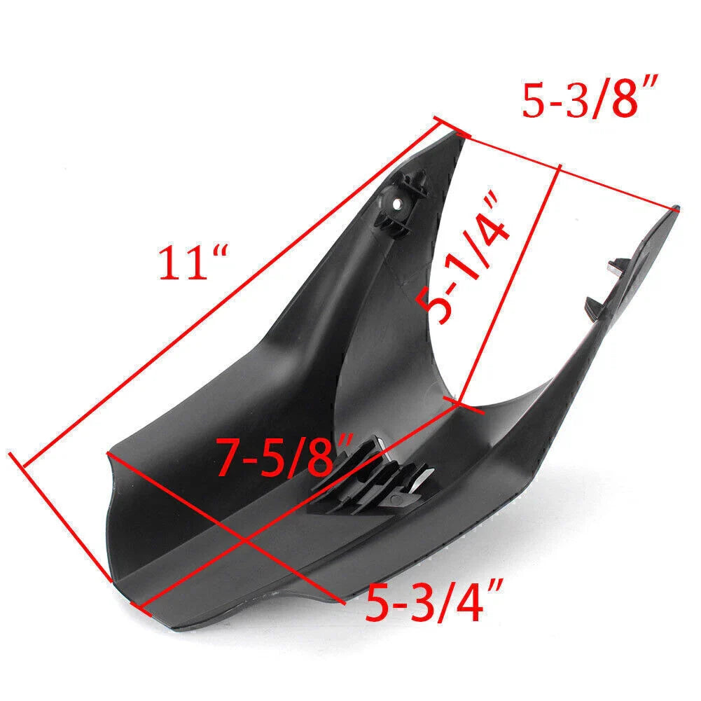 Black Front Fender Extender Mudguard for BMW R1200GS/R1200GSA (2013-2023)