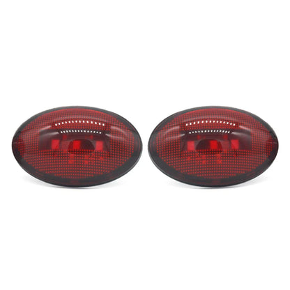 3 x LED Oval Side Marker Lights for Car Bus Truck Camper Motorhome Pickup