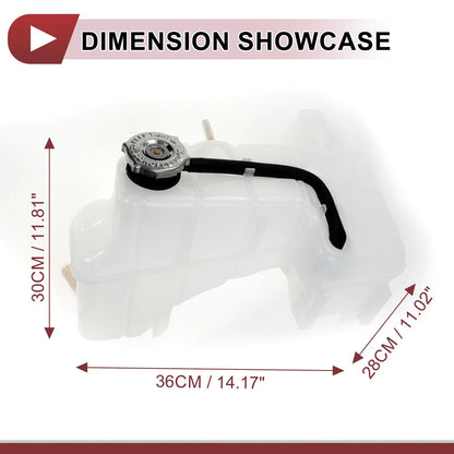 Coolant Expansion Overflow Tank with Cap for Dodge Charger