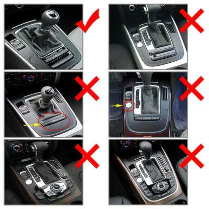 Carbon Fiber Center Console Gear Shift Panel Cover for Audi A4 S4 A5 SQ5 (2009-2023)