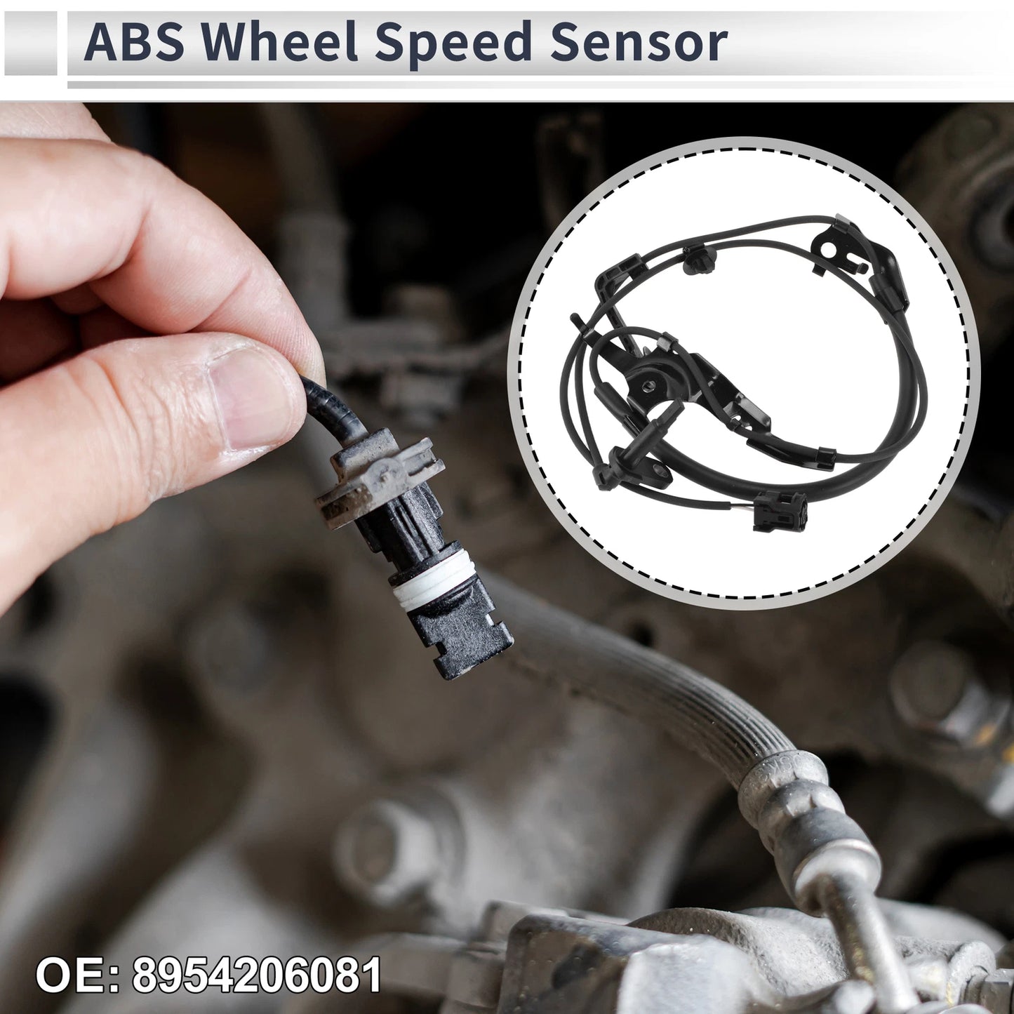 ABS Wheel Speed Sensor No. 8954206081 for Toyota Camry (2018–2024) 1 Pc Front Right