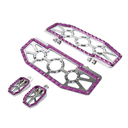 Driver Passenger Floorboard Foot Peg Pedals for Harley Road King (1994–2023)