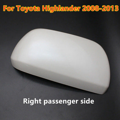 Right Passenger Side Rearview Mirror Cap Cover for Toyota Highlander (2008–2013)