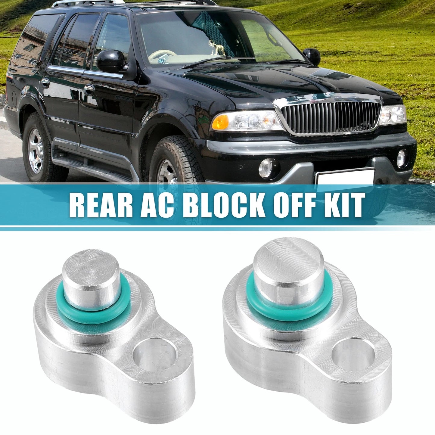 Set of 2 Rear AC Block Off for Ford Expedition (2007–2016) & Explorer (2011–2016)