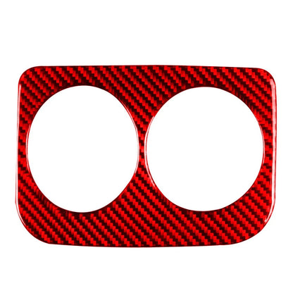 Red Rear Water Cup Holder Panel Cover Trim for Subaru WRX STI (2015–2021)