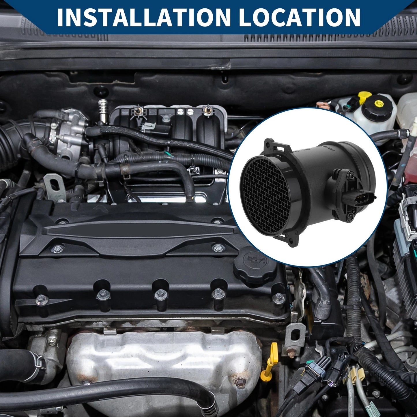 Mass Air Flow Sensor Assembly No.98760612500 for Porsche Boxster (2004–2008)