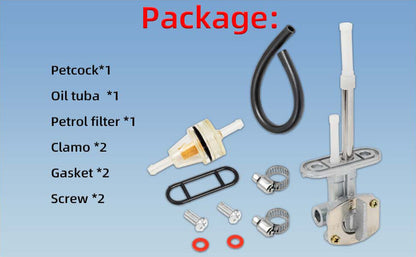 Fuel Valve Petcock for Yamaha TW200 XT350 PW80 TTR125 TTR230 (1990–2023)