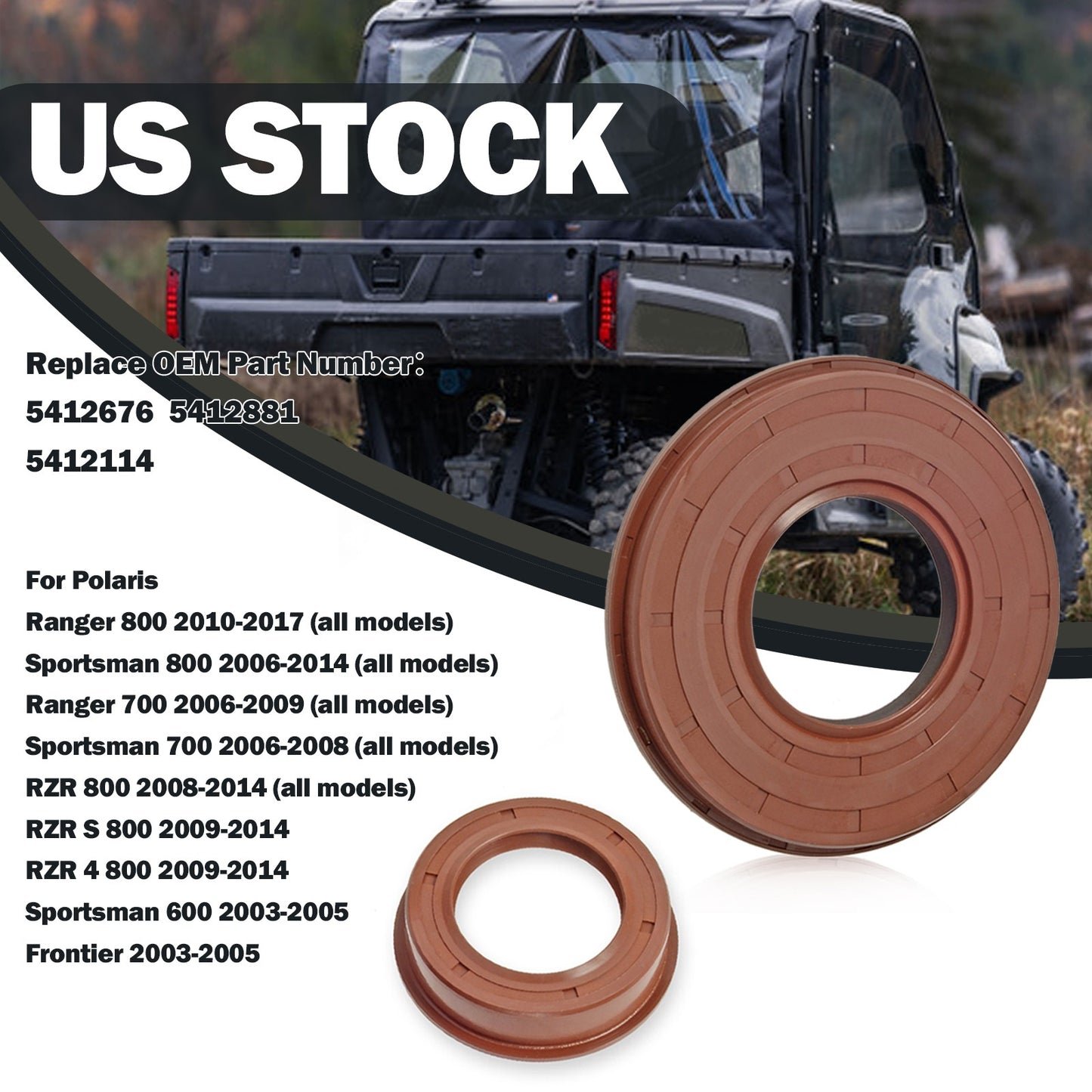 Crankshaft Seal Kit for Polaris Ranger RZR 700 800 (2006–2017)