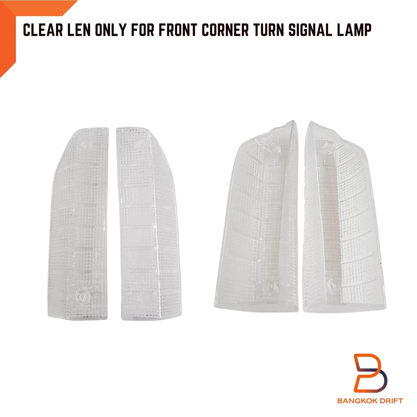 CLEAR Lens Front Corner Turn Signal Light for Toyota Hilux Ute (1978-1983)