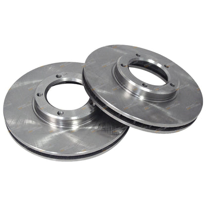 2 Front Disc Brake Rotors for Mazda 626 GD GV Wagon (1988–1992)
