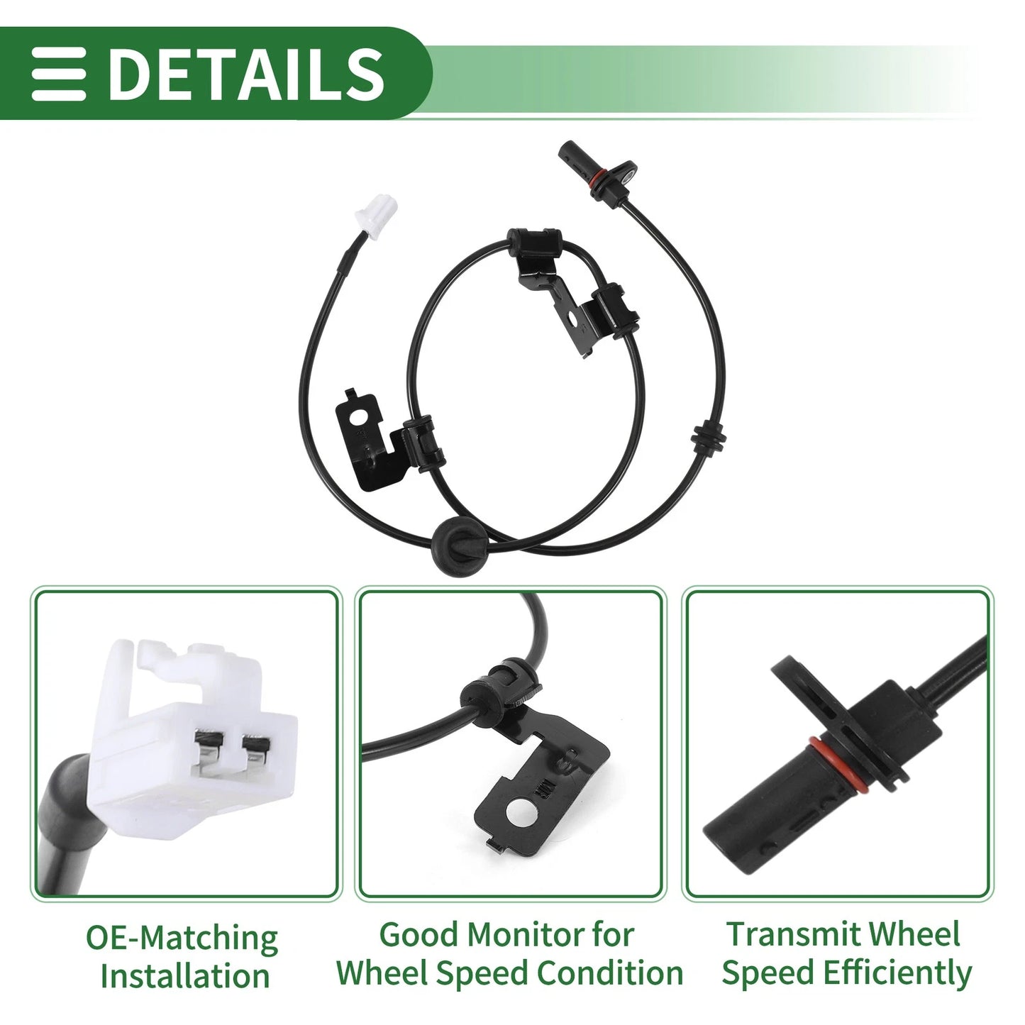 ABS Wheel Speed Sensor No. 95681A4300 for Kia Carens IV (2013–2016)