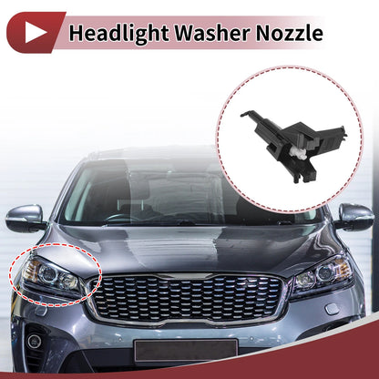 Front Passenger Side Headlight Washer Nozzle for Nissan Qashqai (2007–2013) No.28645BR00A