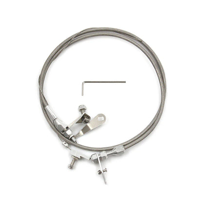 Stainless Braided Kick Down Cable for Ford C6 Transmission (1966-1986)