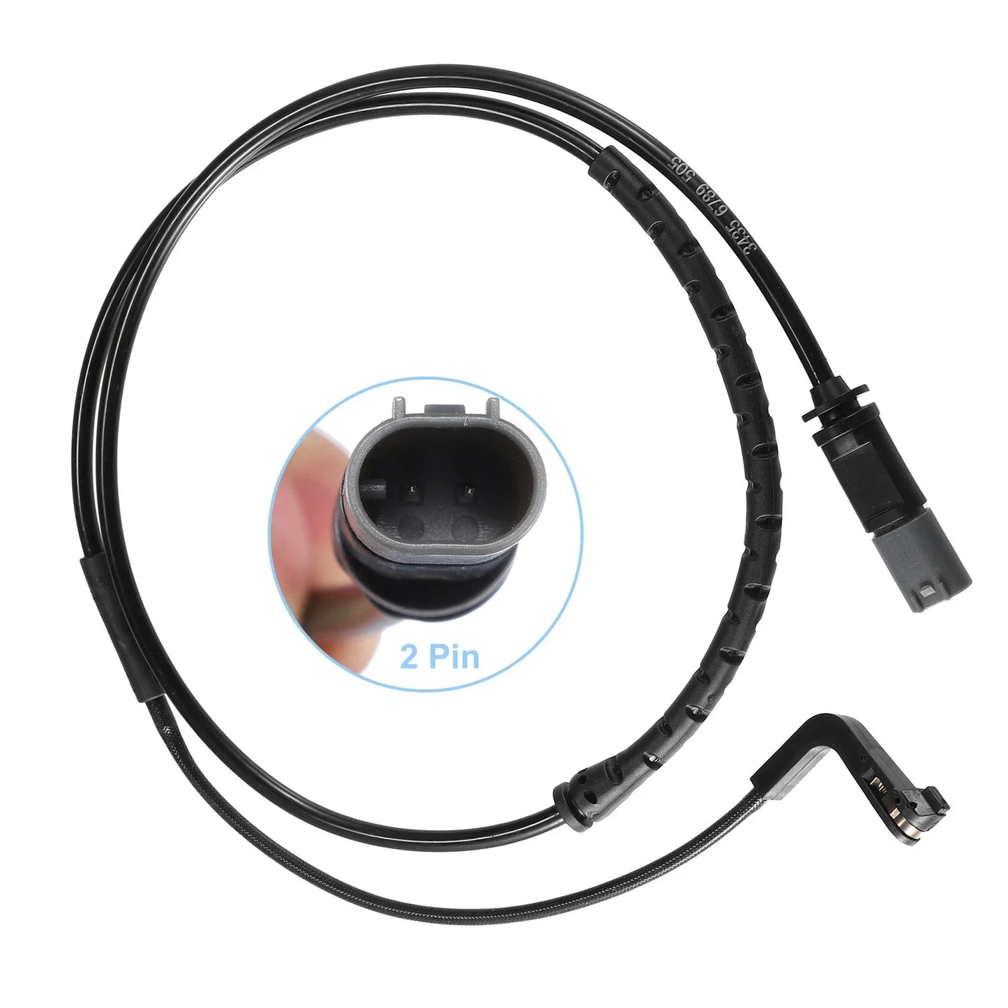 Rear Brake Pad Sensor for BMW X5 Plastic Black Gray