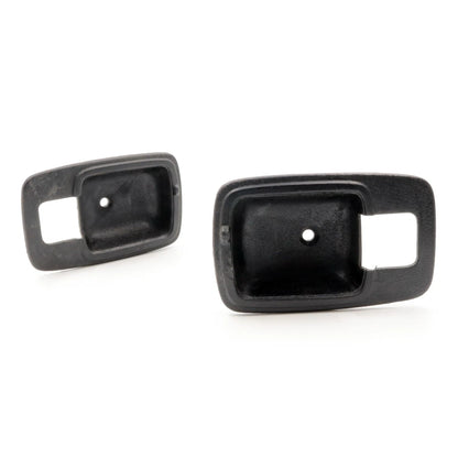 Set of 2 Black Door Bezels for Nissan Datsun 620 Pickup (1972–1979)