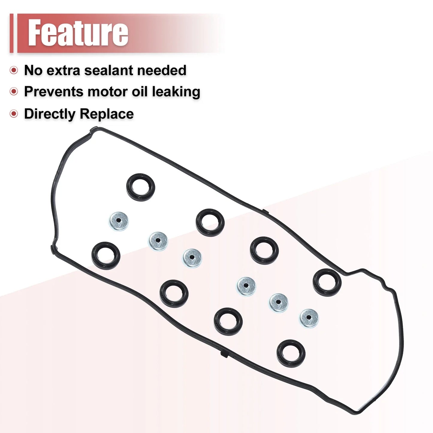 12030PNC000 Engine Valve Cover Gasket for Honda Accord DX EX LX 2.4L (2003-2007)