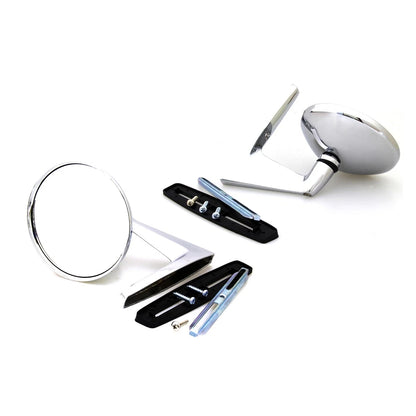 Set of 2 Chrome Fender Door Mirrors for Plymouth Fury (1956–1974)