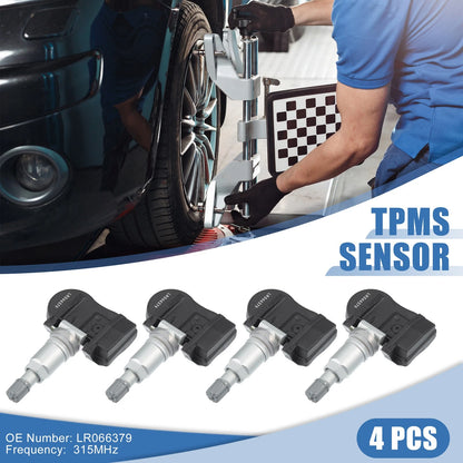 Set of 4 TPMS Sensors No.LR066379 for Land Rover Range Rover Evoque (2012–2019)