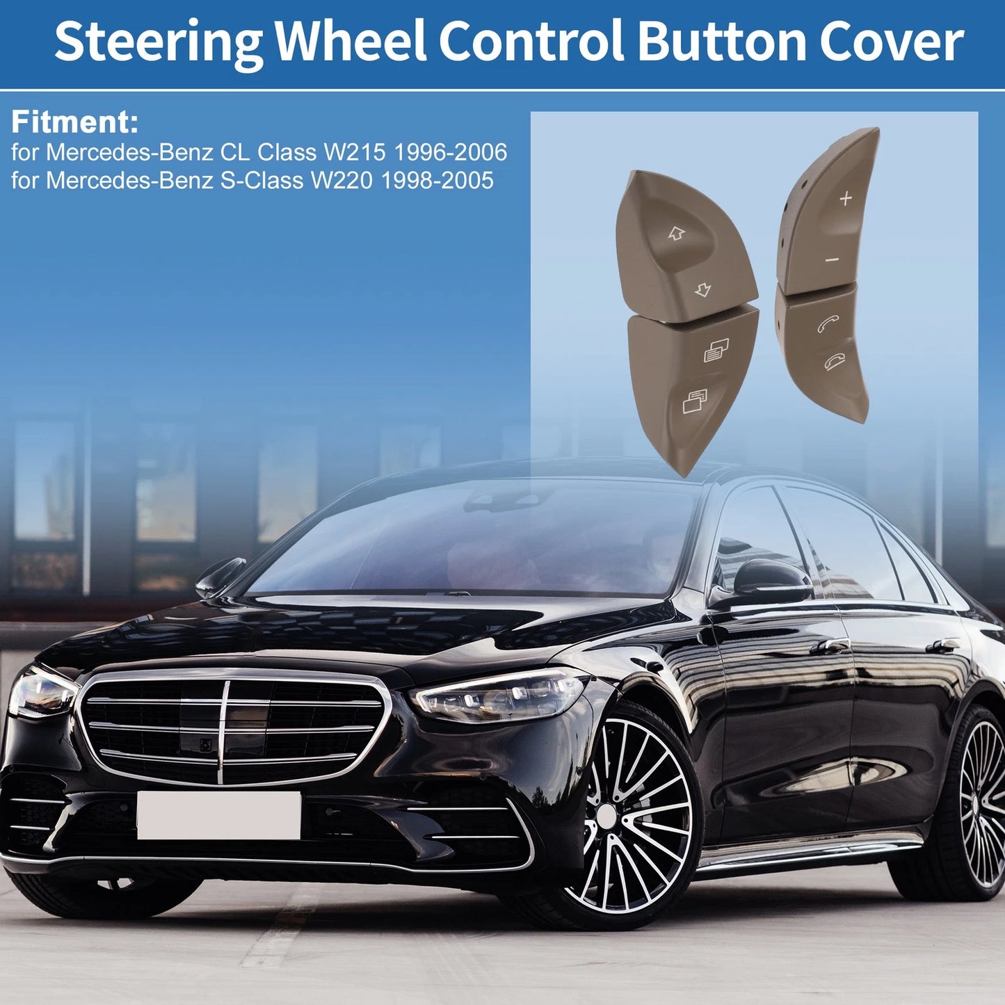 Steering Wheel Buttons for Mercedes-Benz CL Class (2000–2006) 2208210679